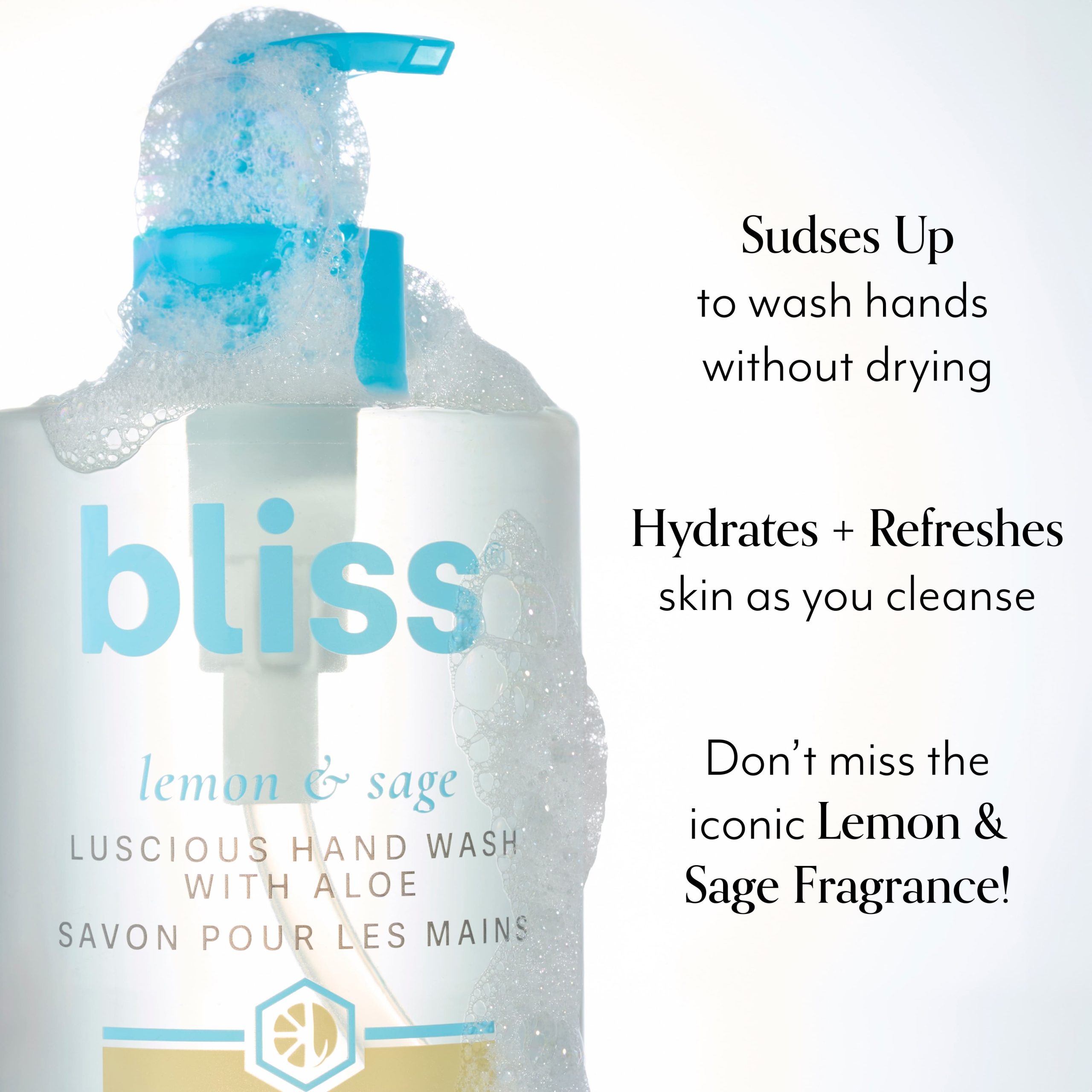 Lemon & Sage Luscious Hand Wash - Image 2